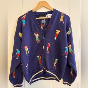 Vintage Christine Foley Golf Sweater